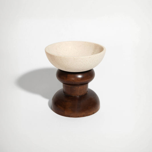 Fontana Stone Cat Bowl II