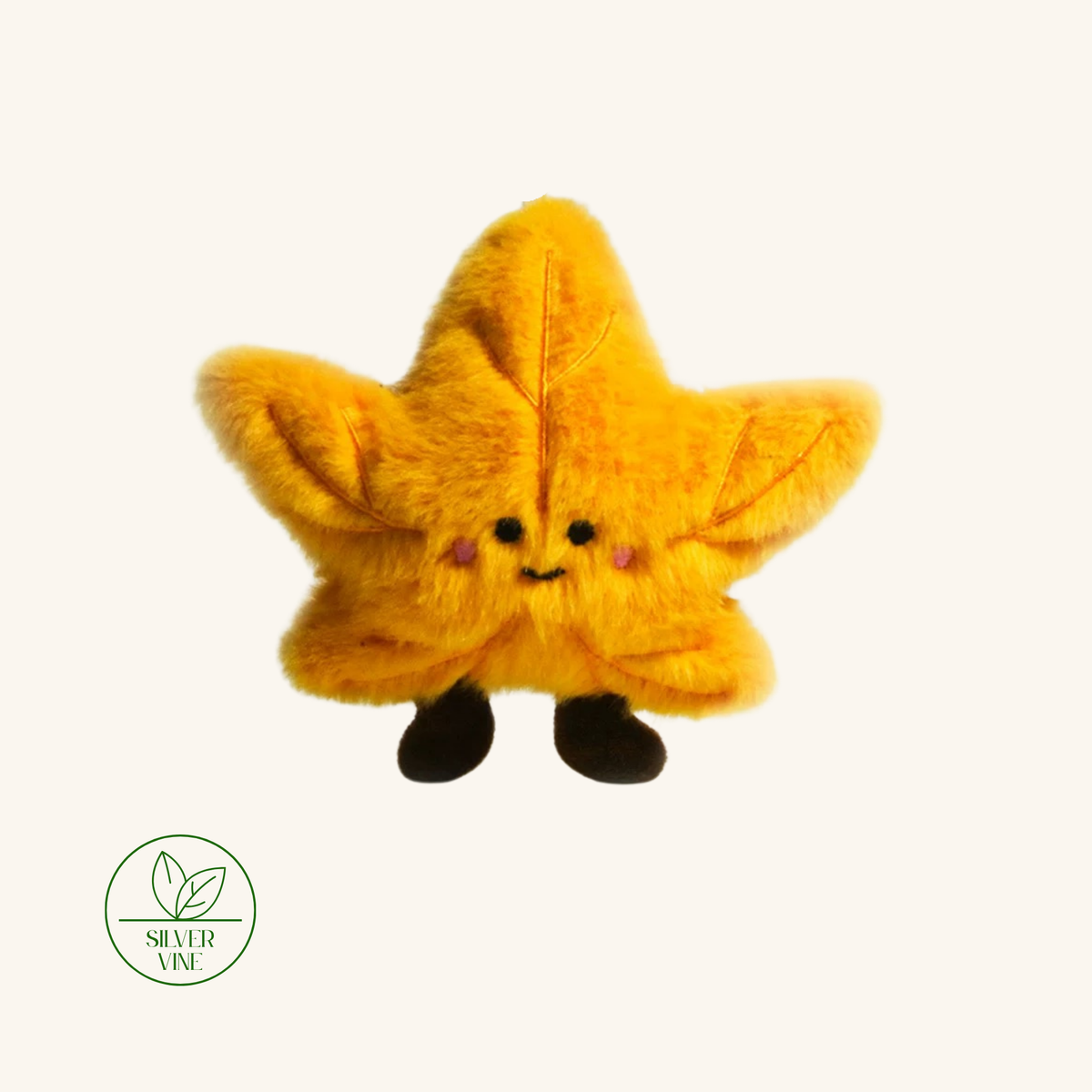 MoriCat Yellow Maple Leaf Silvervine Cat Toy
