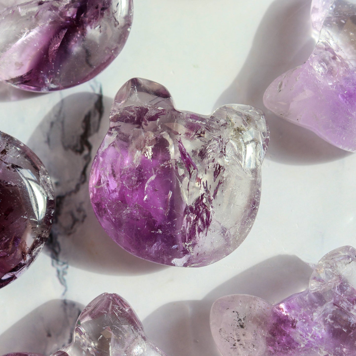 Amethyst Kitty Face, Crystal Cat
