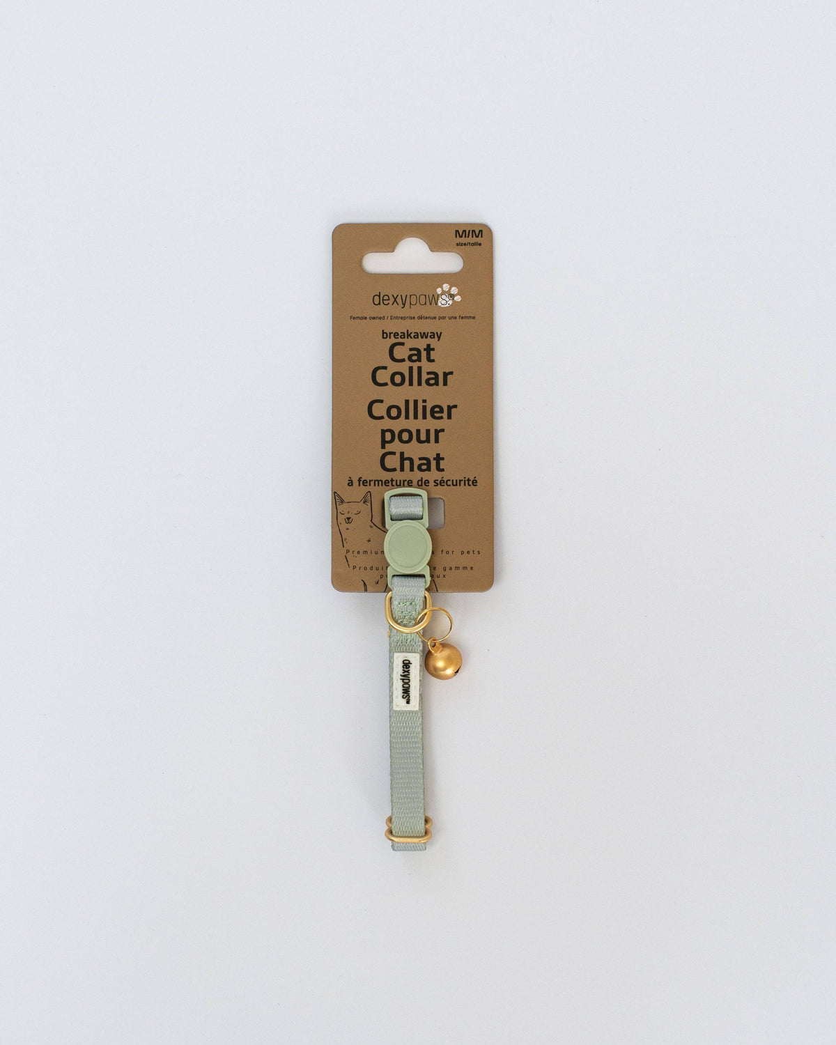 Dexypaws Cat Collar - Sage