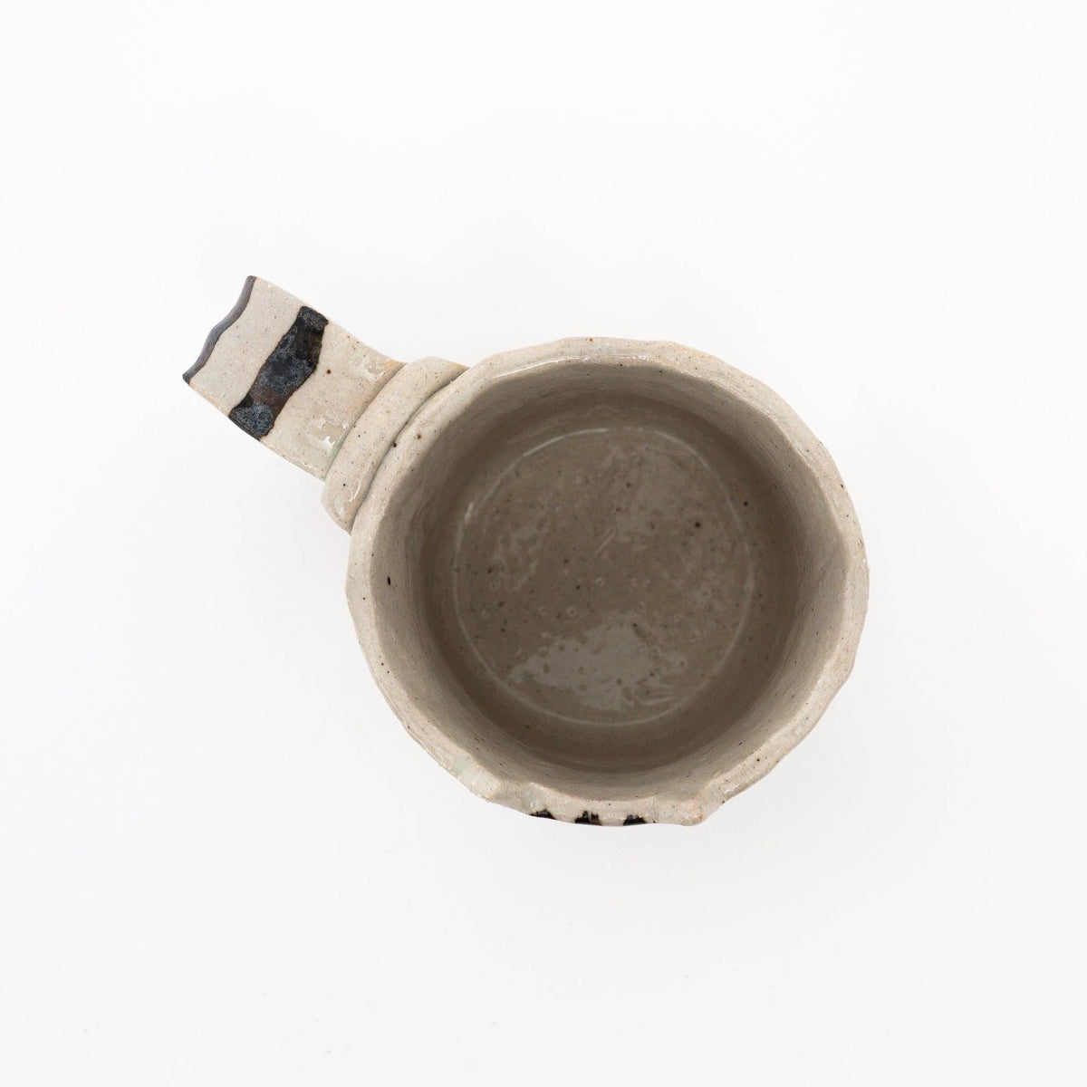 Handmade Cat Mug - Beige