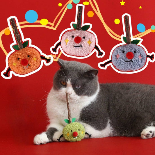 Moo - Cute Festive Face Cat Plush Toy