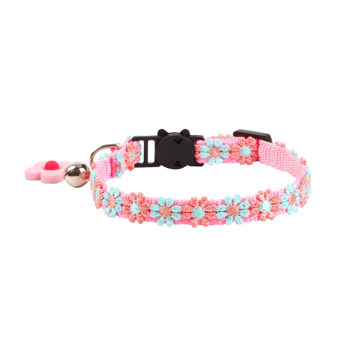 Mokka - Rainbow Daisy Pattern Cat Collar
