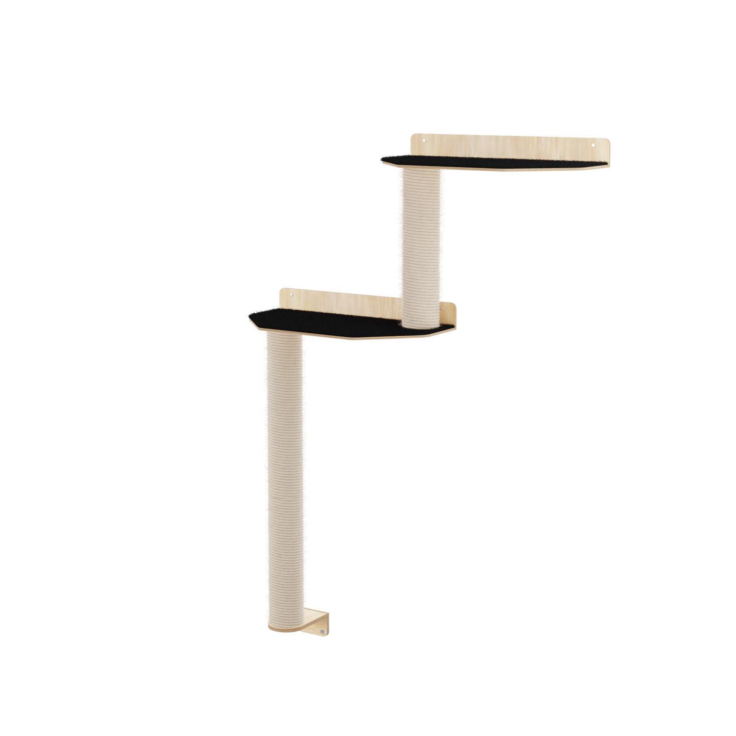 The Parkour Wall-Mounted Cat Climber | The Mural Collection