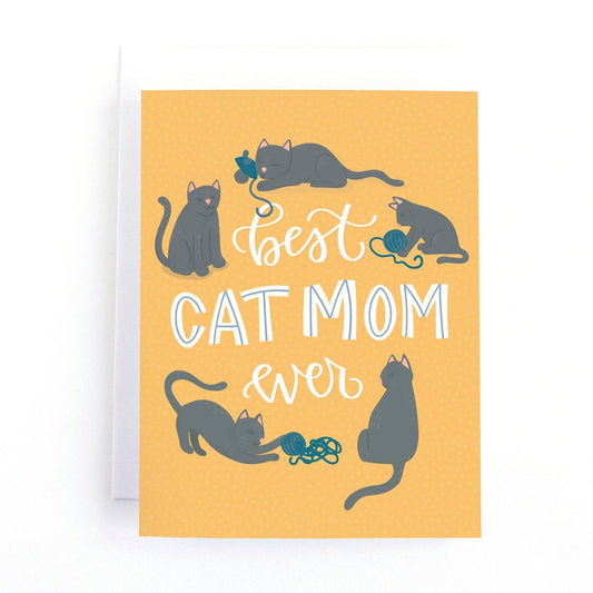 Best Cat Mom Ever Mother's Day Card
