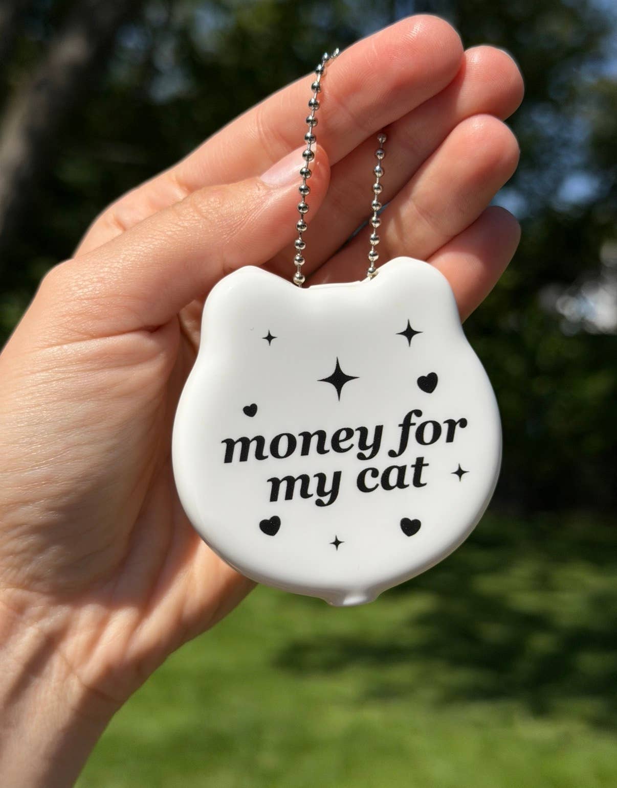 Rubber Cat Coin Purse - Money For My Cat