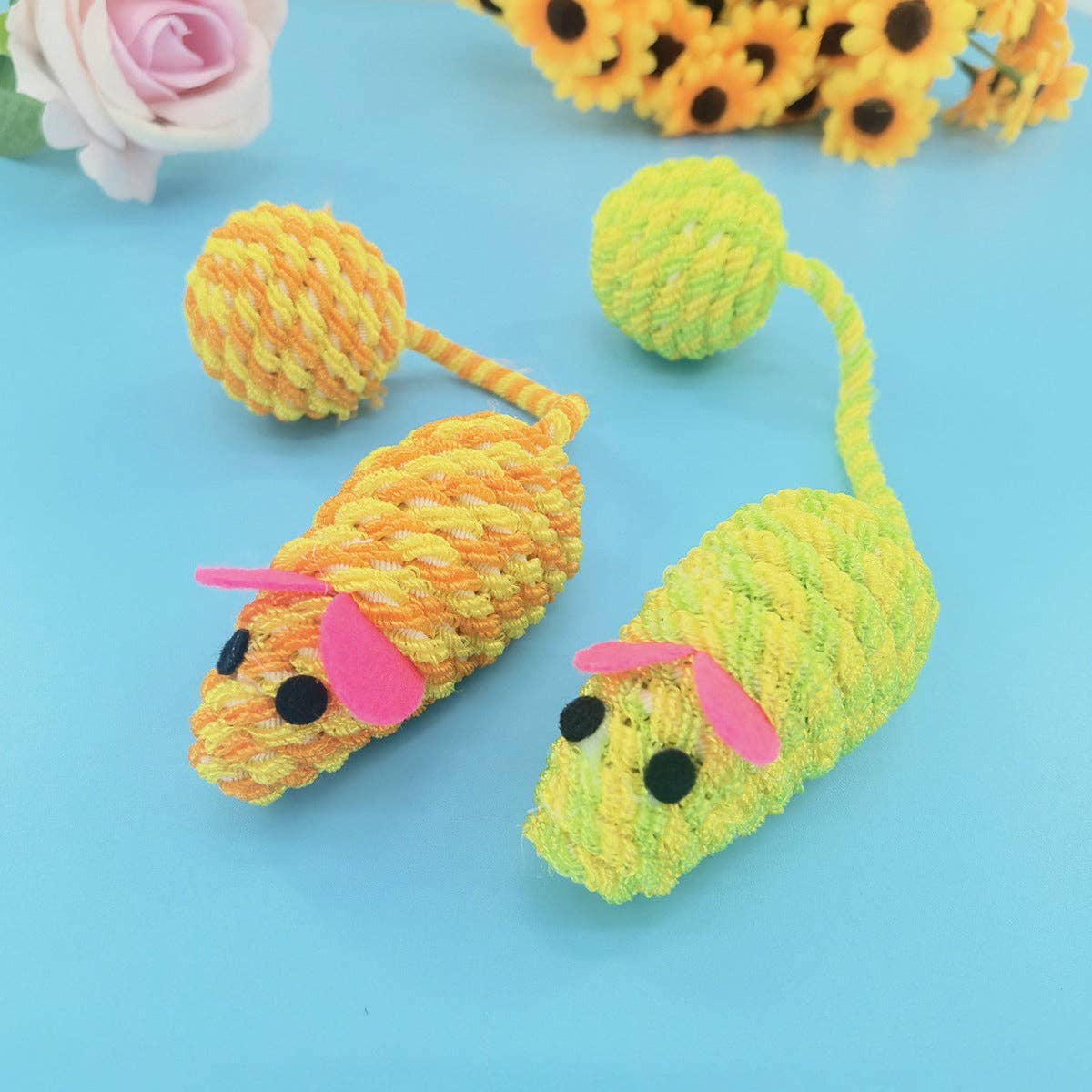Moo - Long Tail Mouse Chase Cat Toy
