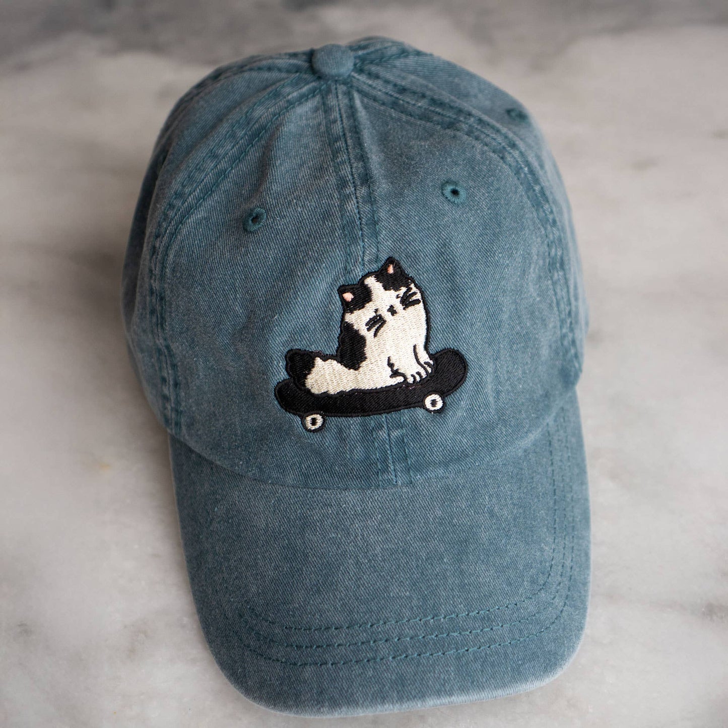 Overreact Front & Back Embroidered Dad Cap
