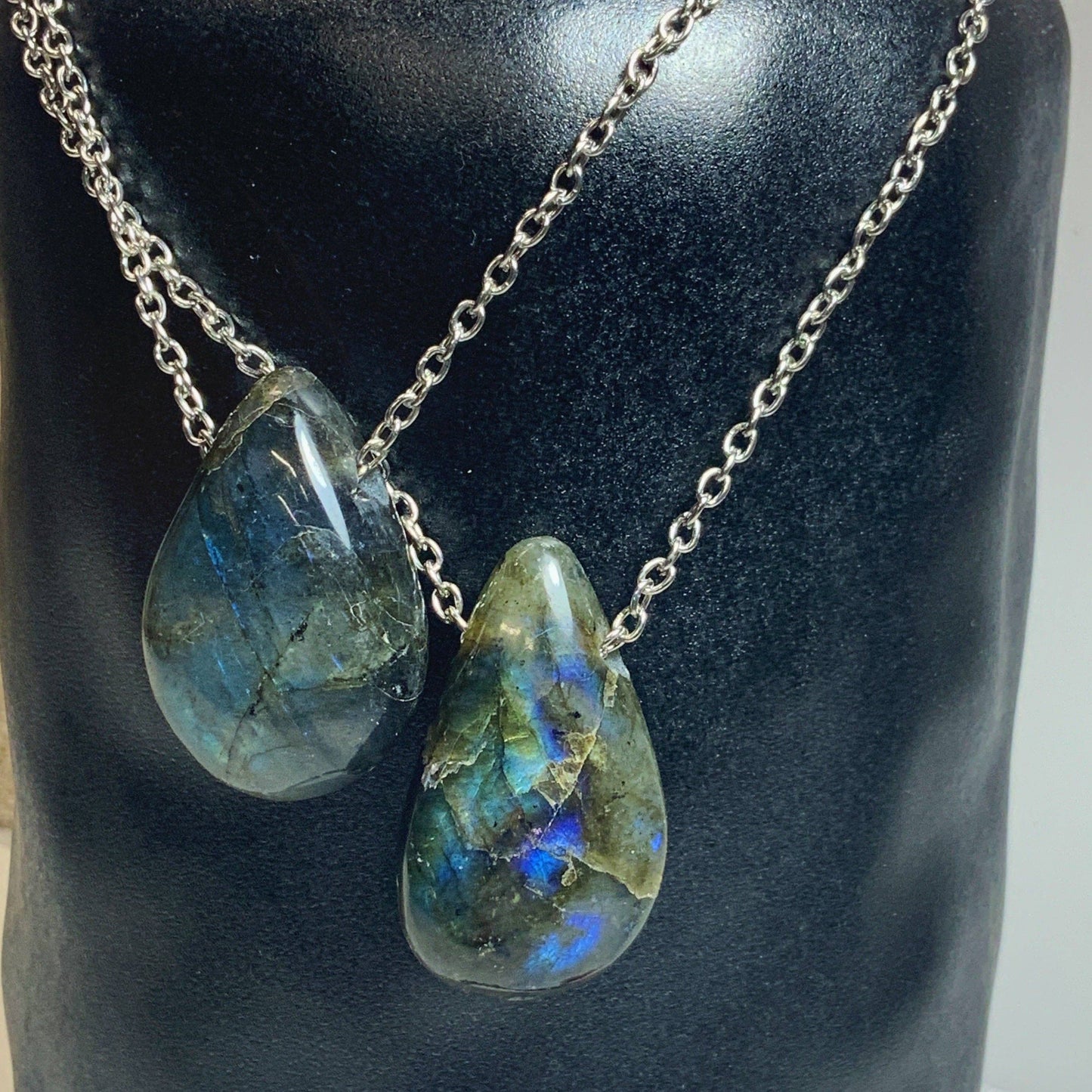Magical Labradorite Drop Necklace