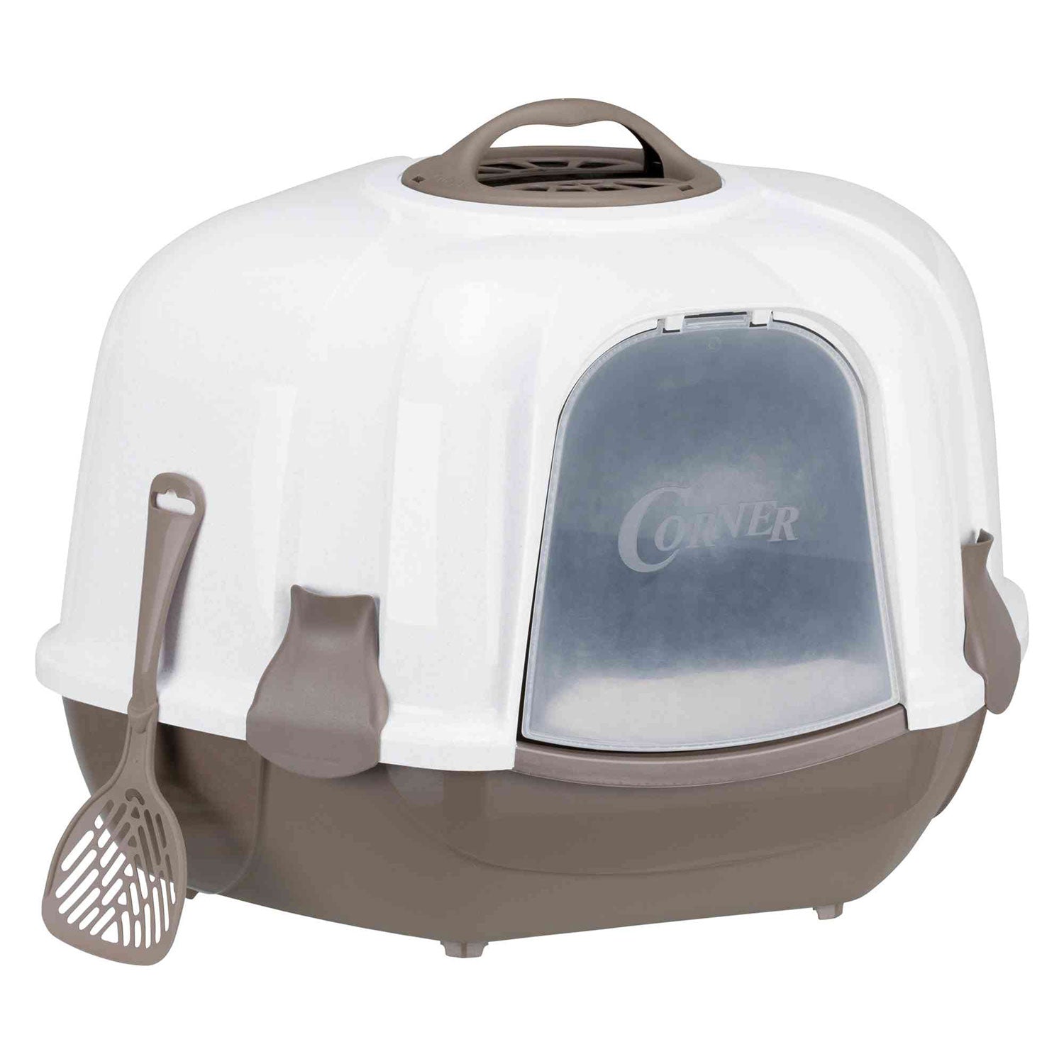 TRIXIE Maro Hooded Corner Litter Tray